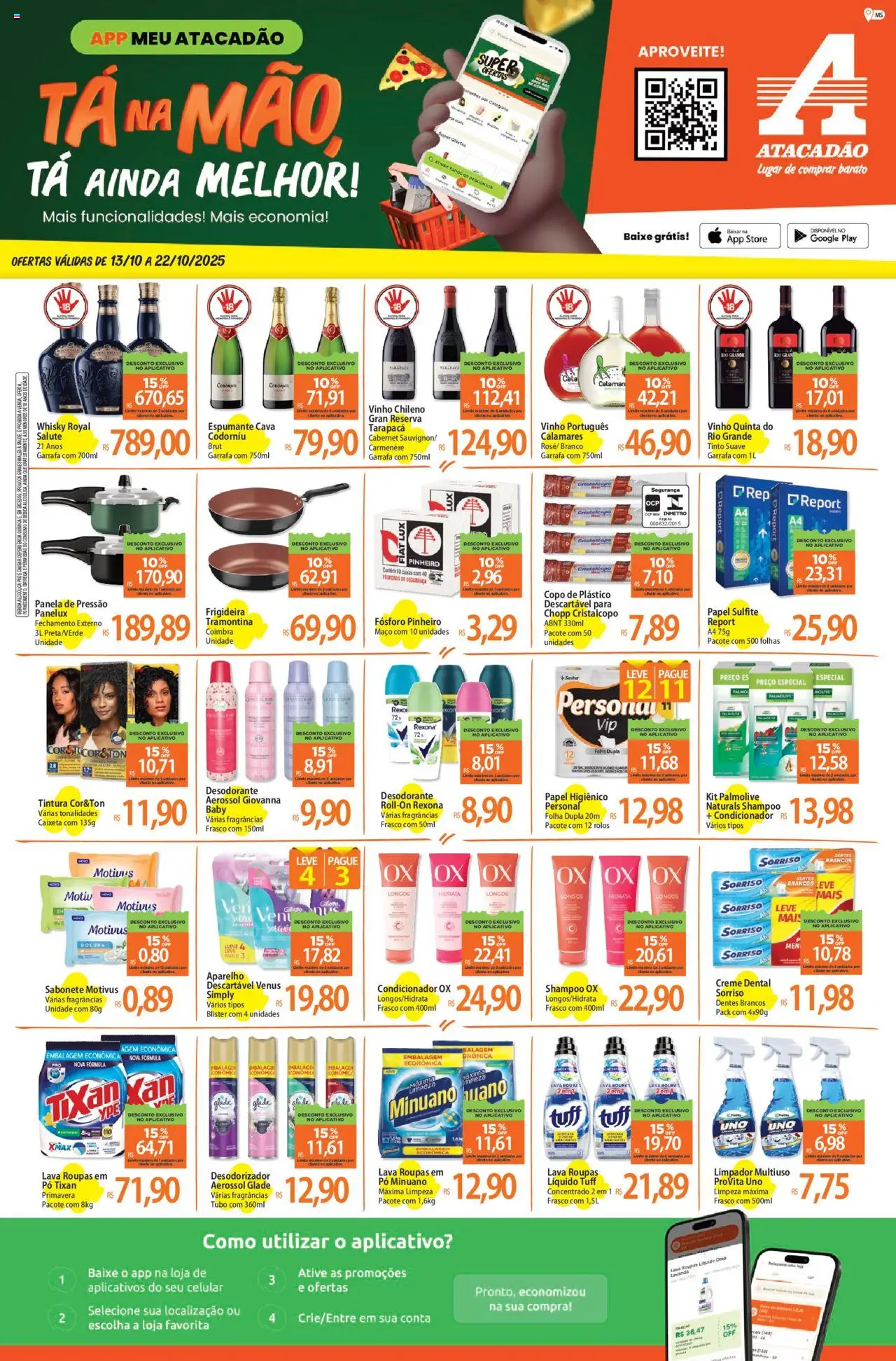 Atacadão folheto "Ofertas - MS" válido a partir de 13/10/2025 - número de página 1