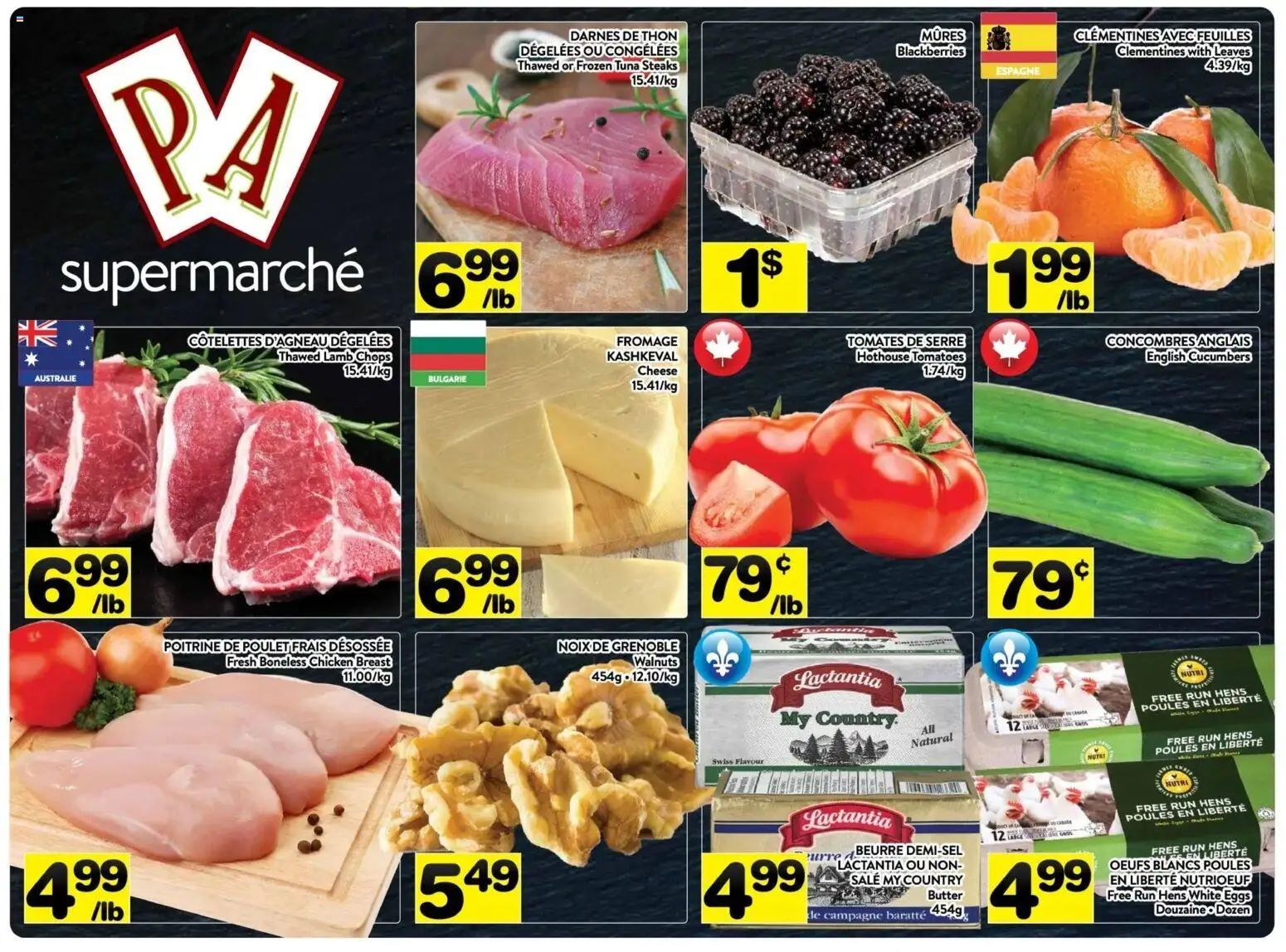 Preview of leaflet Weekly flyer / circulaire from shop Pa Supermarché is valid from Dec 08, 2025