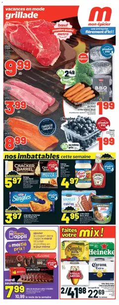 Un aperçu du dépliant Weekly flyer / circulaire du magasin Metro est valide à partir 17 juill. 2025