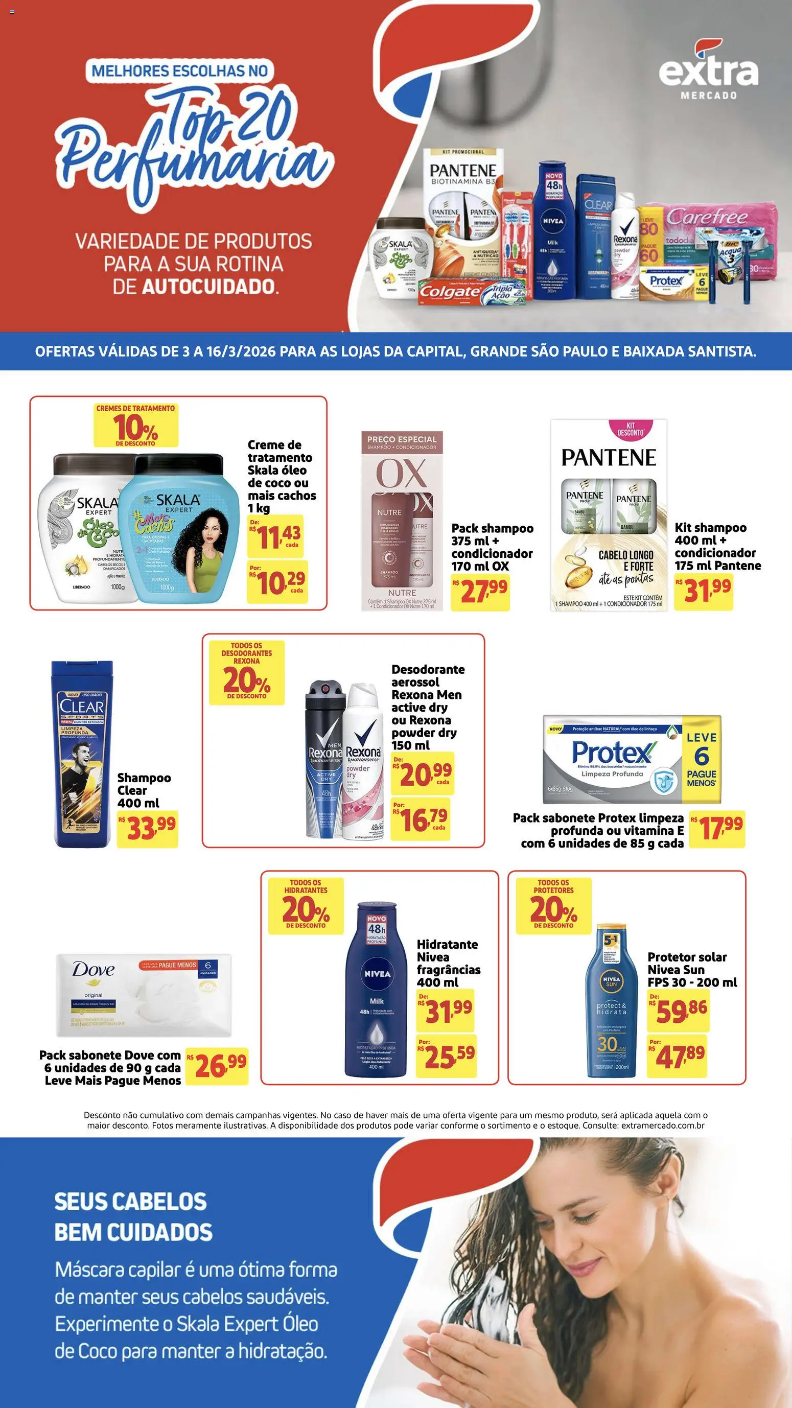 Pré-Visualização do folheto "Extra ofertas de Mercado Viral Perfumaria" da loja Extra válido a partir de 03/03/2026
