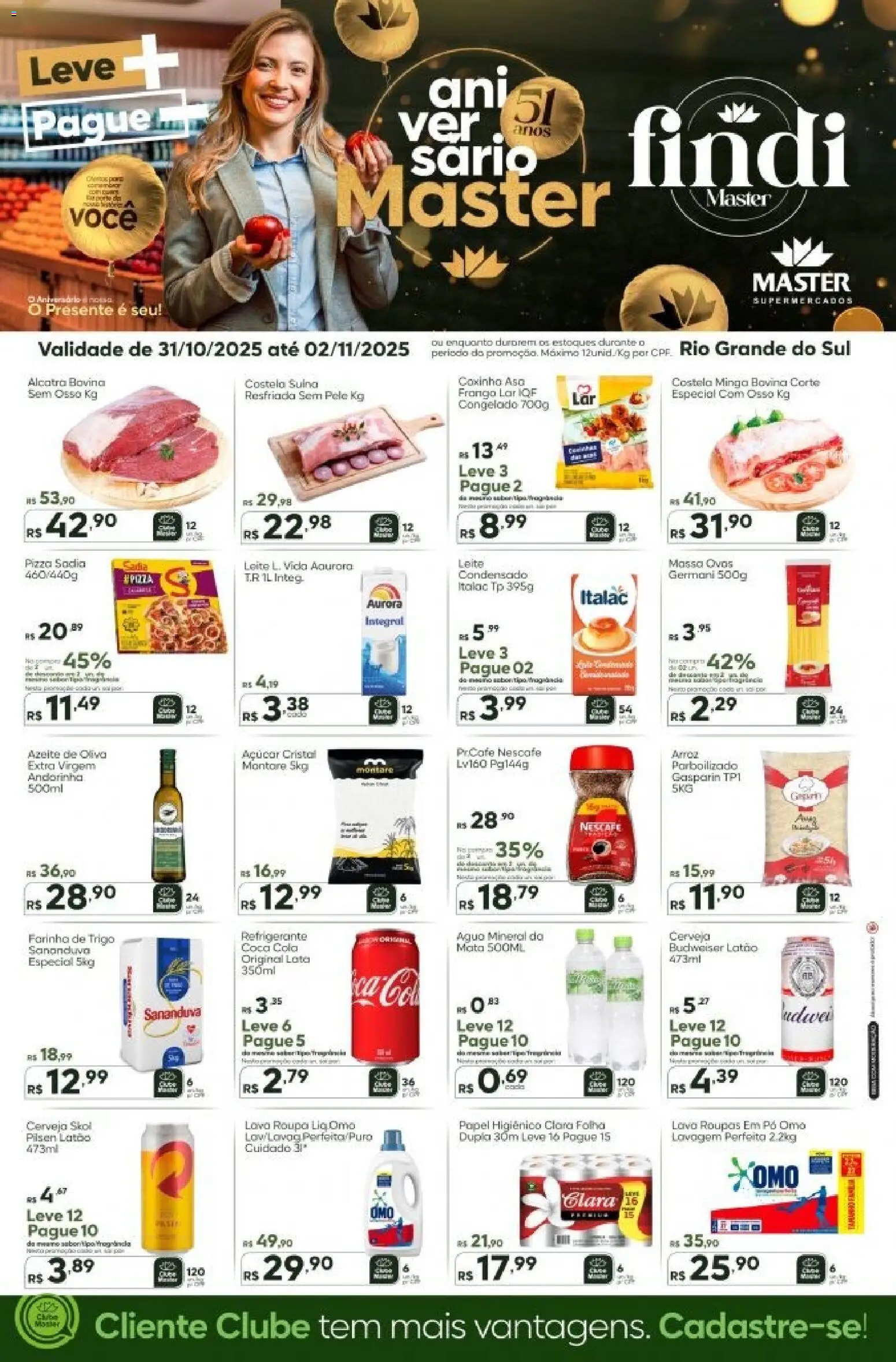 Pré-Visualização do folheto "Ofertas da semana" da loja Master válido a partir de 31/10/2025