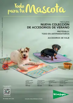 Vista previa las ofertas de la tienda El Corte Inglés - Catálogo Mascotas Agosto desde el 01/08/2025 