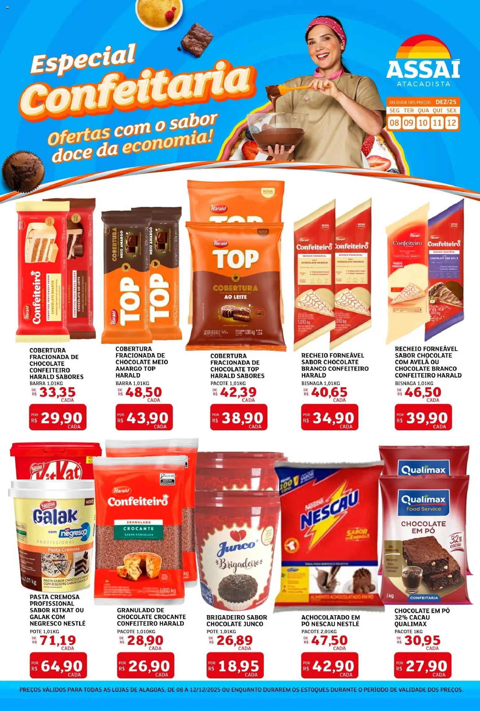 Pré-Visualização do folheto "Encarte - AL" da loja Assaí Atacadista válido a partir de 08/12/2025