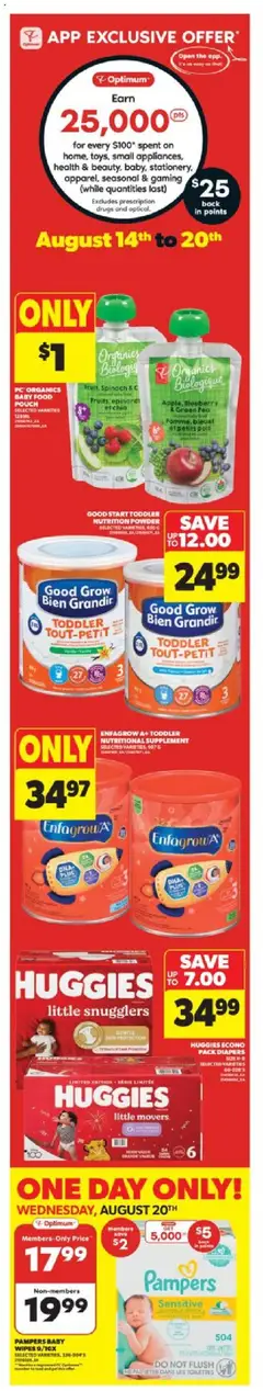 Preview of leaflet Weekly flyer / circulaire from shop Real Canadian Superstore is valid from Aug 14, 2025
