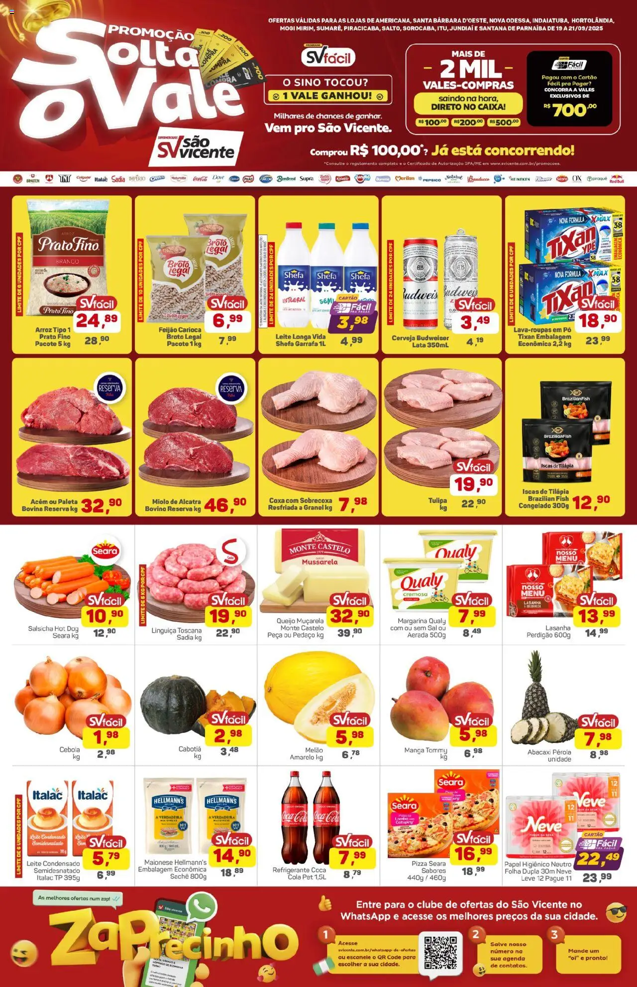 Supermercados São Vicente folheto "Ofertas da semana" válido a partir de 19/09/2025 - número de página 1