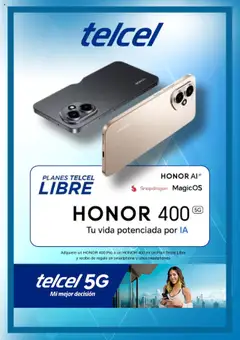 Vista previa las ofertas de la tienda Telcel - Catálogo desde el 08/08/2025 