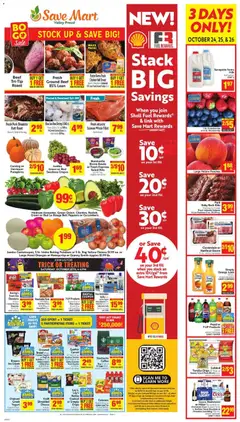 Ad Preview of Save Mart Weekly Ad from 10/22/2025