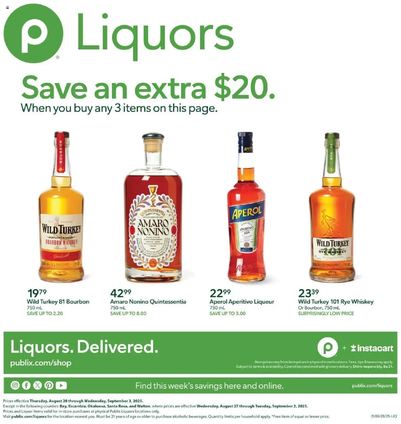 Publix Weekly ad from (08/28/2025) - Ad this week, Flyer - Page number 1