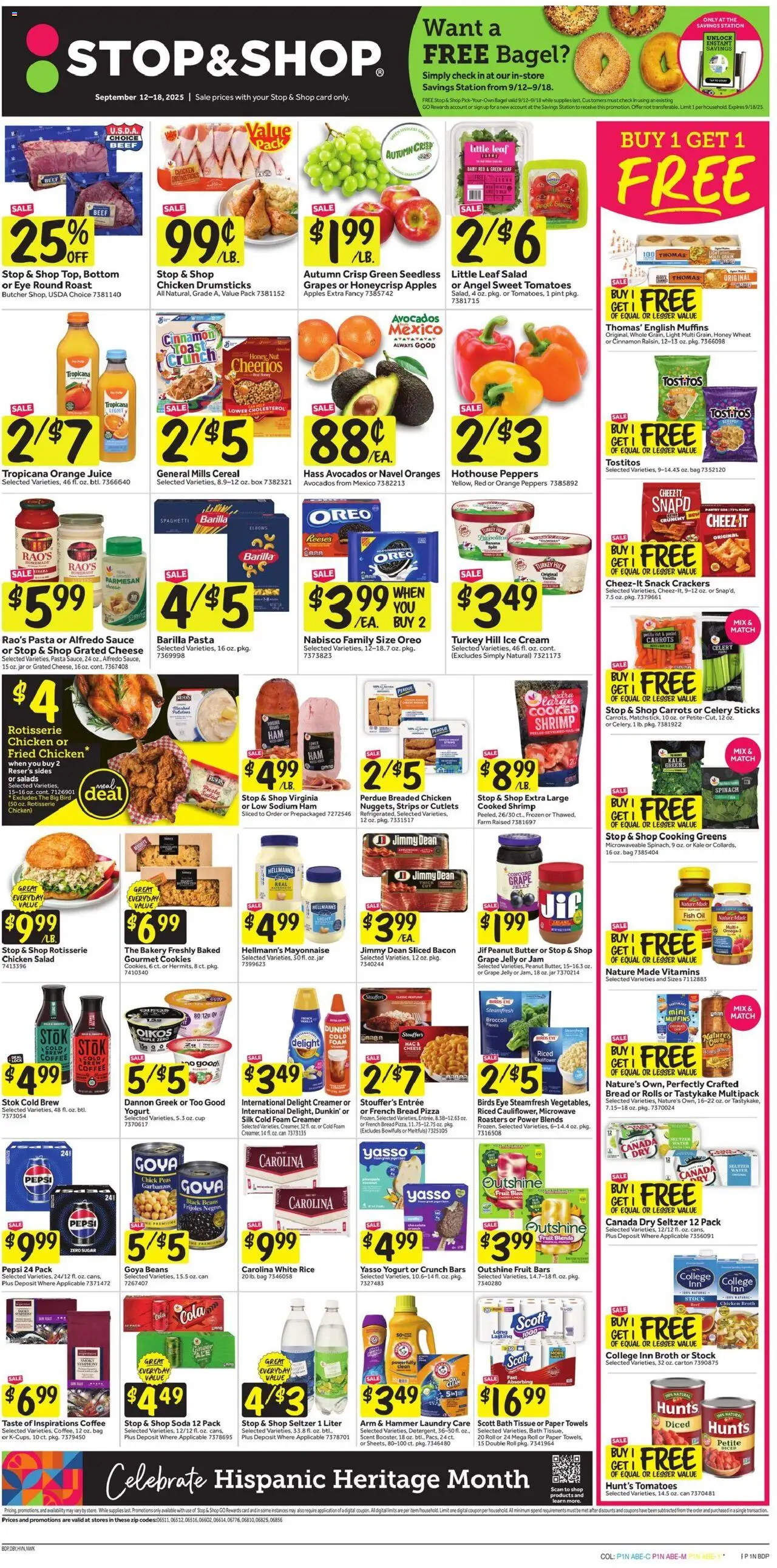 Stop & Shop Weekly Circular - CT from 09/12/2025 - Flyer - Page number 1