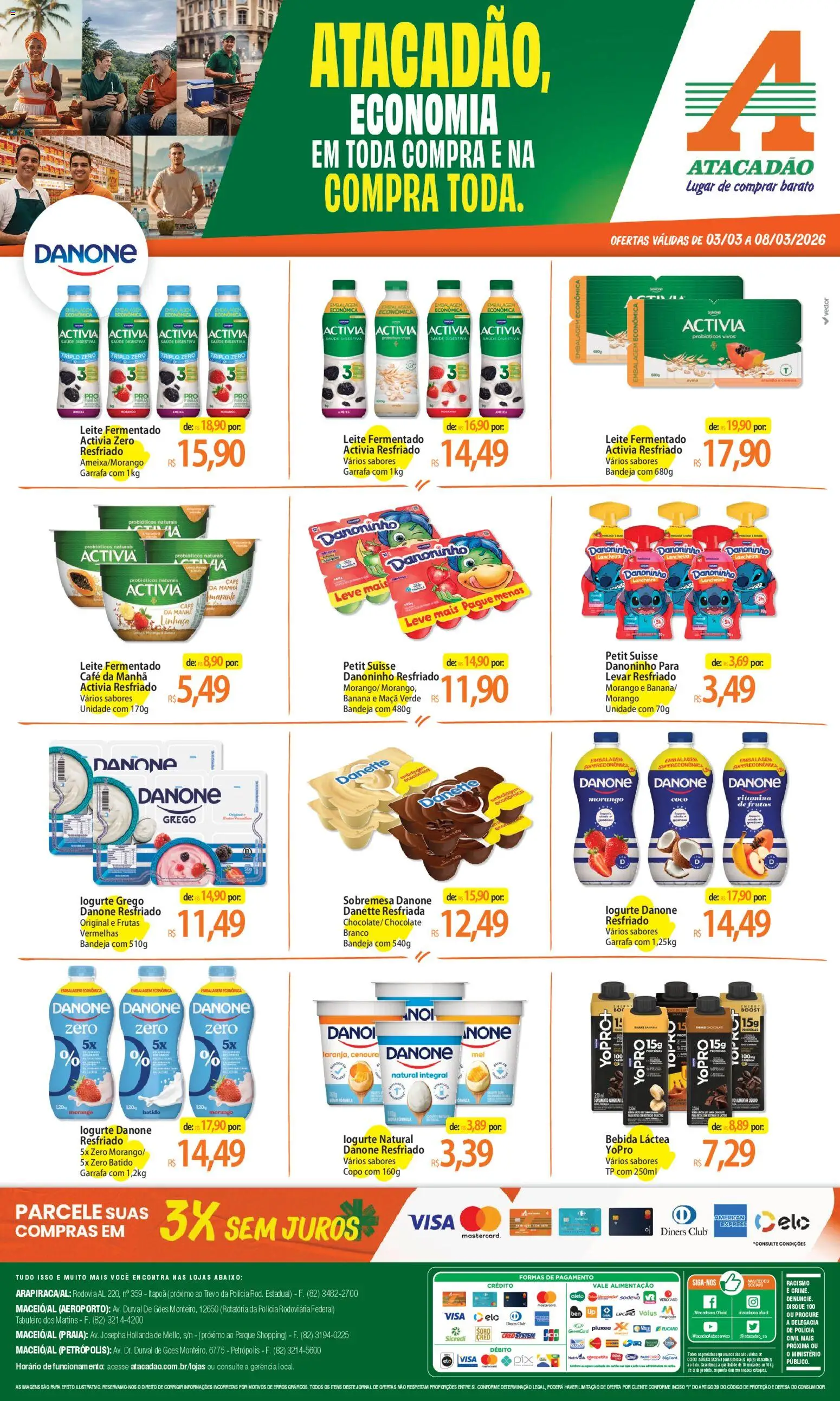 Pré-Visualização do folheto "Atacadão ofertas - AL" da loja Atacadão válido a partir de 03/03/2026