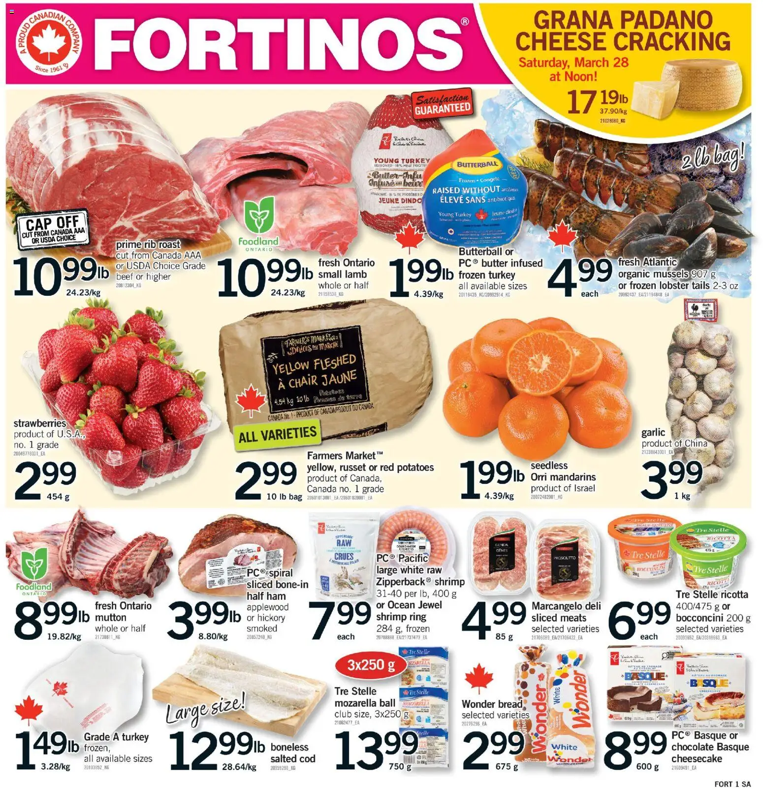 Preview of leaflet Fortinos weekly flyer - Brampton from shop Fortinos is valid from Mar 26, 2026