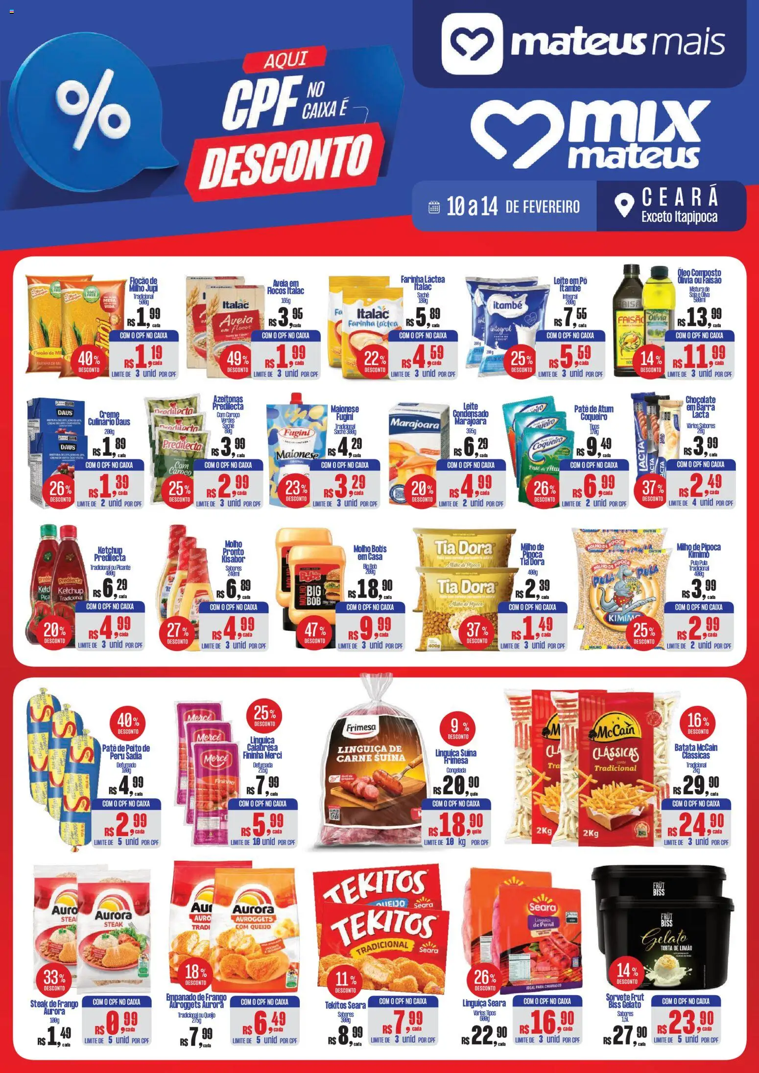 Pré-Visualização do folheto "Ofertas Desconto App Mateus Mais" da loja Mateus válido a partir de 10/02/2026