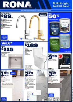 Preview of leaflet Weekly Flyer from shop Rona is valid from Jan 29, 2026
