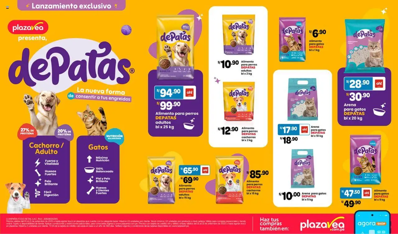 Plaza Vea Aviso De Patas (01/09/2025 - 21/09/2025) - ofertas de hoy - número de página 1