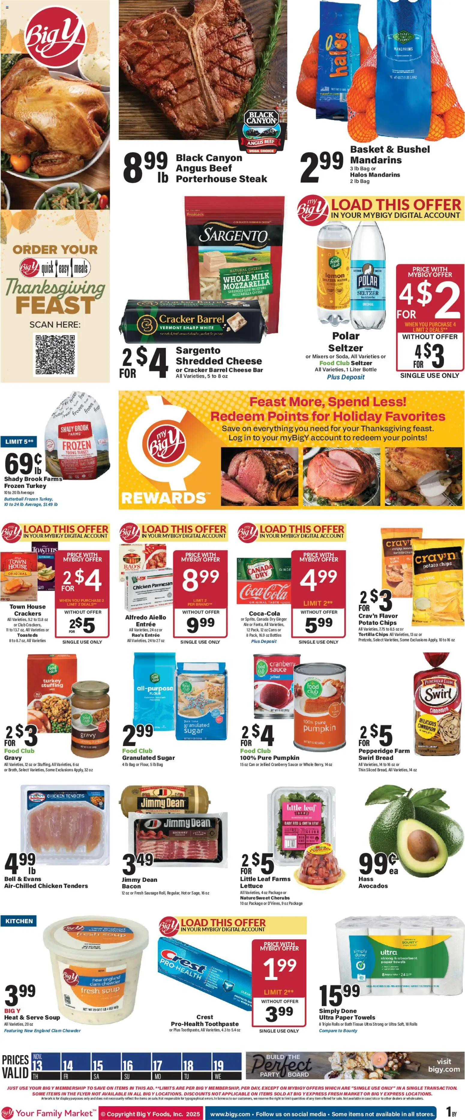 Ad Preview of Big Y Weekly Ad from 11/12/2025