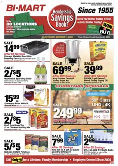 Ad Preview of Bi-Mart Weekly Ad from 11/11/2025