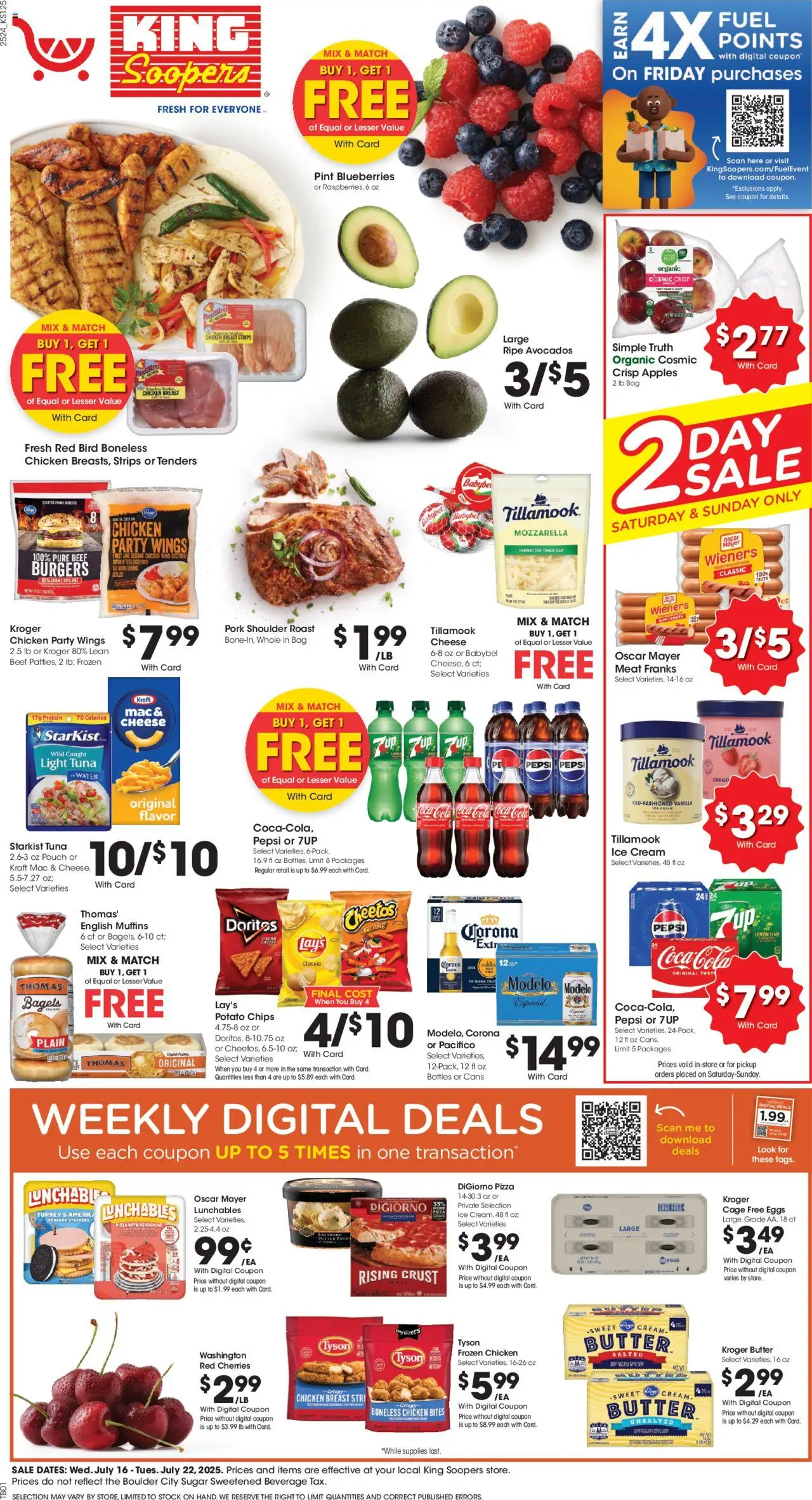 King Soopers Weekly Ad - CO from 07/16/2025 - Flyer - Page number 1