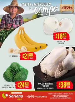 Vista previa las ofertas de la tienda Soriana - Soriana Martes y Miércoles del Campo Híper: Saltillo y Torreón desde el 31/03/2026 
