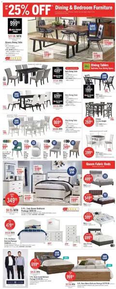 Preview of leaflet Black Friday from shop The Brick is valid from Nov 03, 2025 | Page: 9