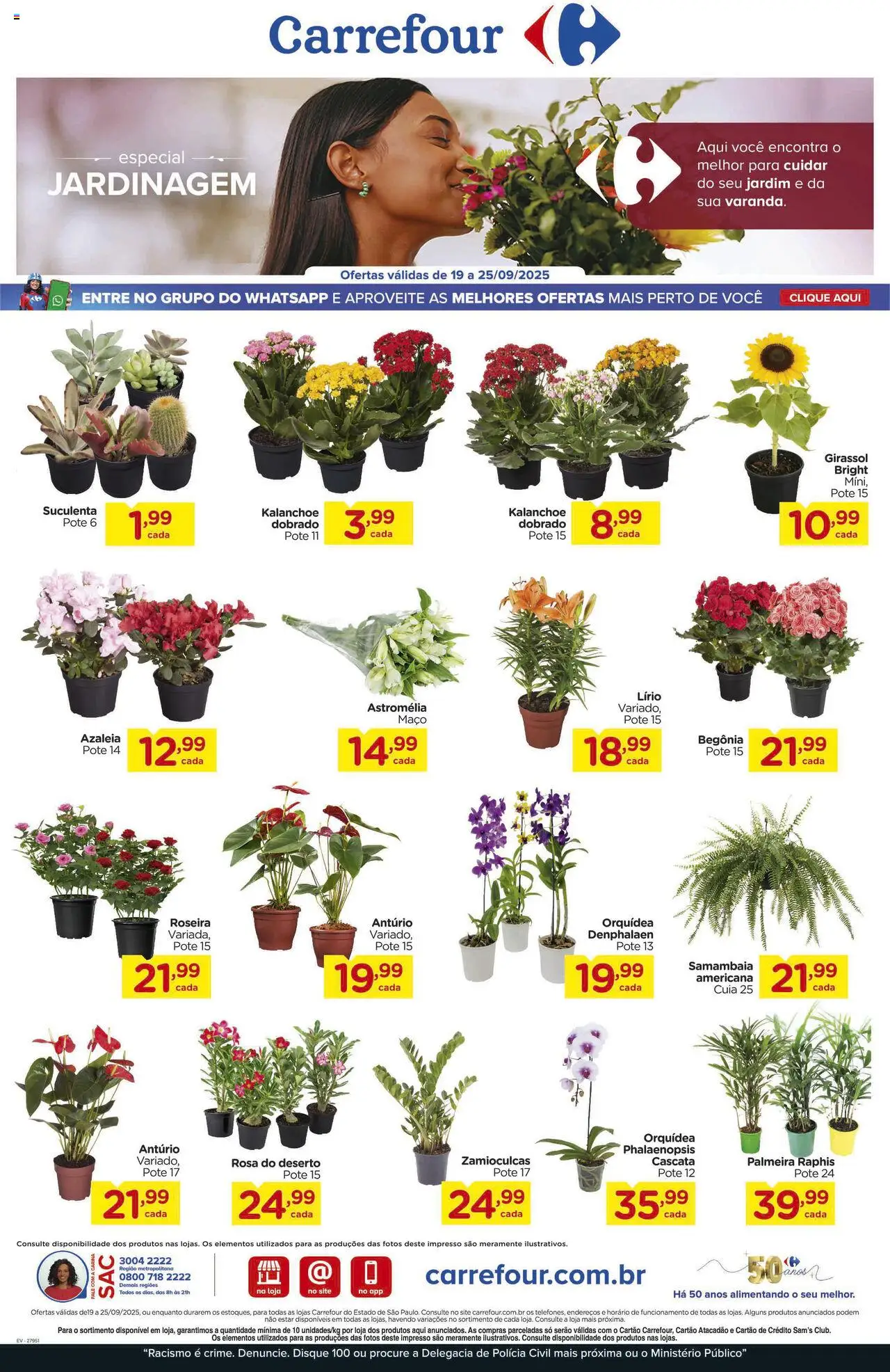 Carrefour folheto "Ofertas Especial Jardinagem" válido a partir de 19/09/2025 - número de página 1