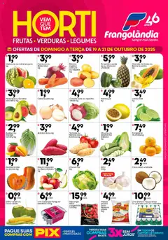 Pré-Visualização do folheto "Ofertas Horti" da loja Frangolândia válido a partir de 19/10/2025