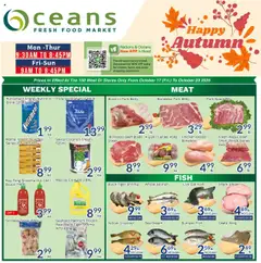 Preview of leaflet Weekly Flyer - Brampton from shop Oceans is valid from Oct 17, 2025