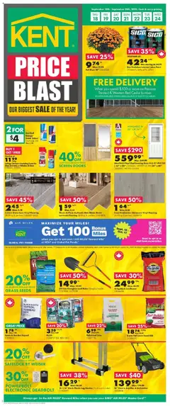 Preview of leaflet Weekly Flyer - NS from shop Kent is valid from Sep 18, 2025
