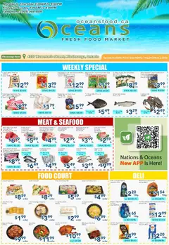 Un aperçu du dépliant Weekly Flyer - Mississauga du magasin Oceans est valide à partir 19 sept. 2025