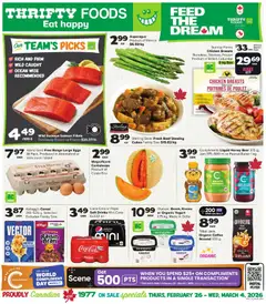 Preview of leaflet Weekly flyer / circulaire from shop Thrifty Foods is valid from Feb 26, 2026