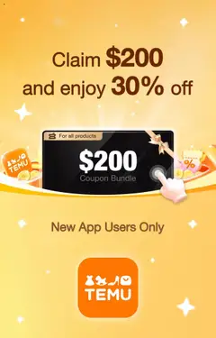 Preview of leaflet Temu from shop Discover is valid from Jul 16, 2025