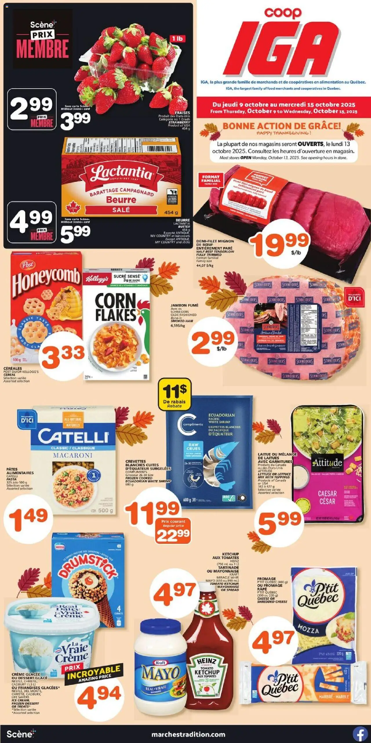 IGA flyer valid from Oct 09, 2025 - page number 1