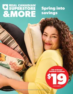 Un aperçu du dépliant Real Canadian Superstore - Spring into savings flyer du magasin Real Canadian Superstore est valide à partir 9 avr. 2026