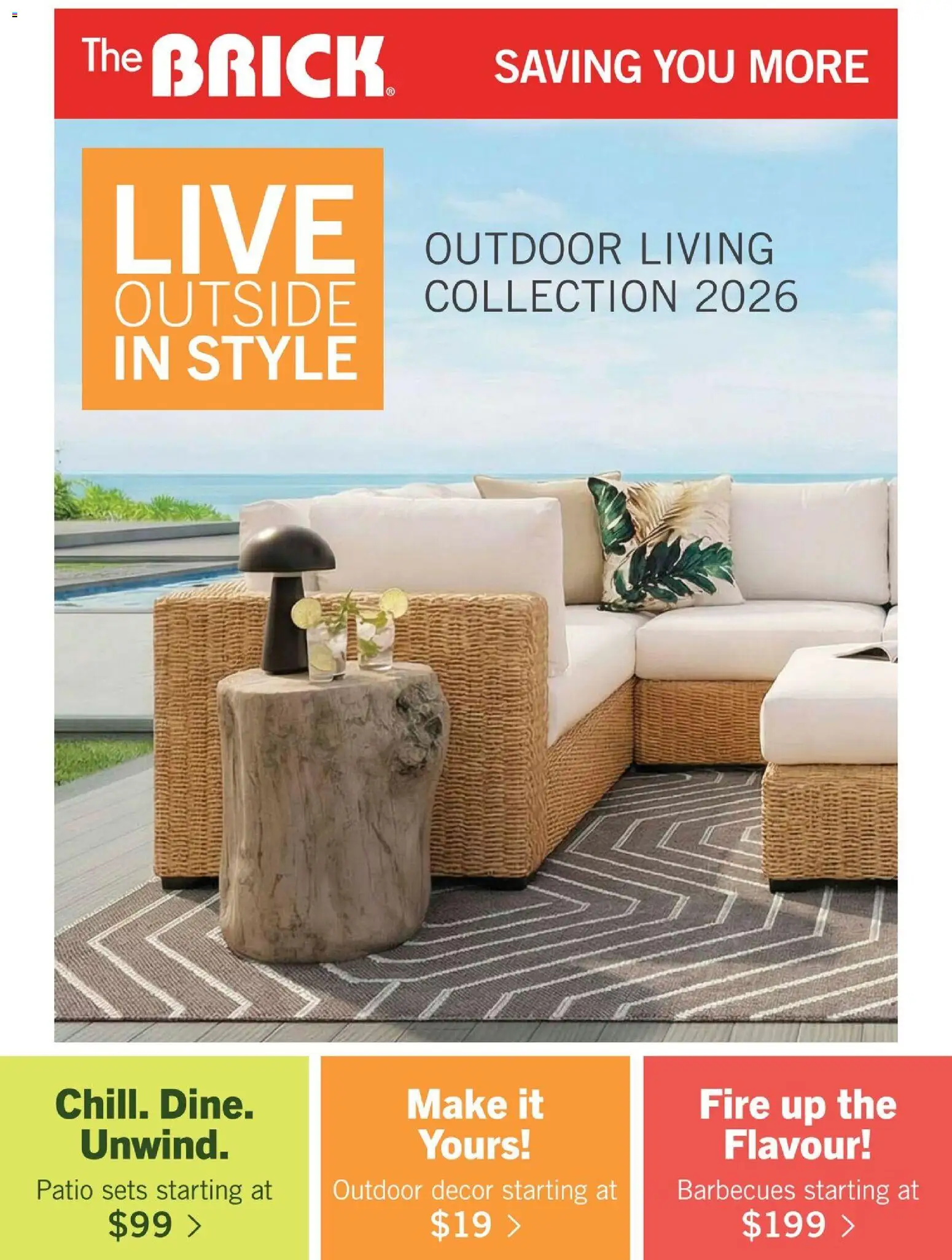 Preview of leaflet The Brick flyer - Patio Season New from shop The Brick is valid from Mar 02, 2026