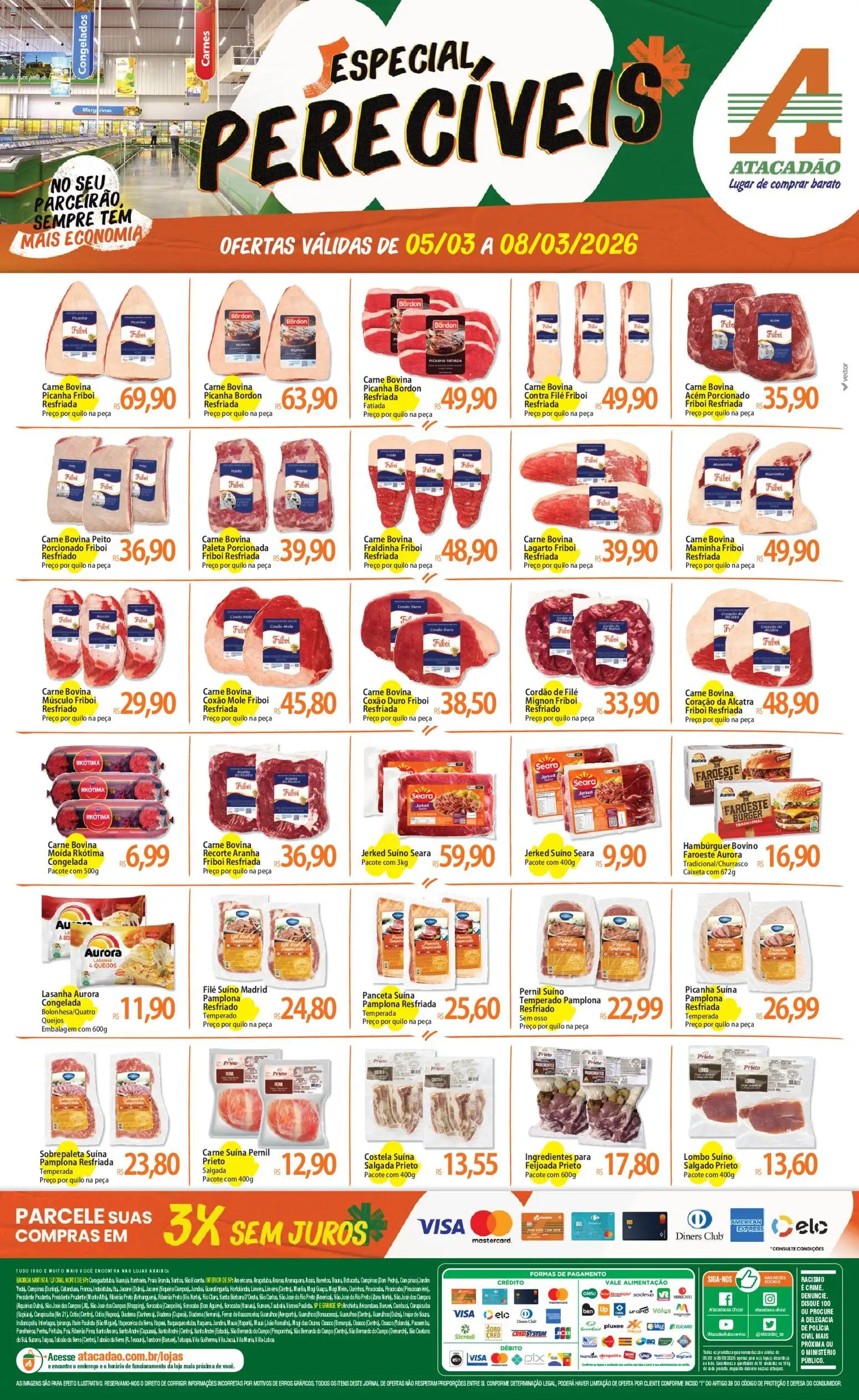 Pré-Visualização do folheto "Atacadão ofertas - SP" da loja Atacadão válido a partir de 05/03/2026