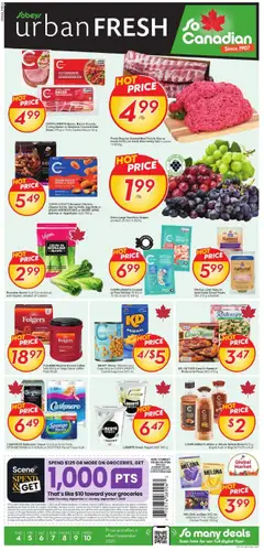 Preview of leaflet Weekly Flyer - Urban Fresh from shop Sobeys is valid from Sep 04, 2025
