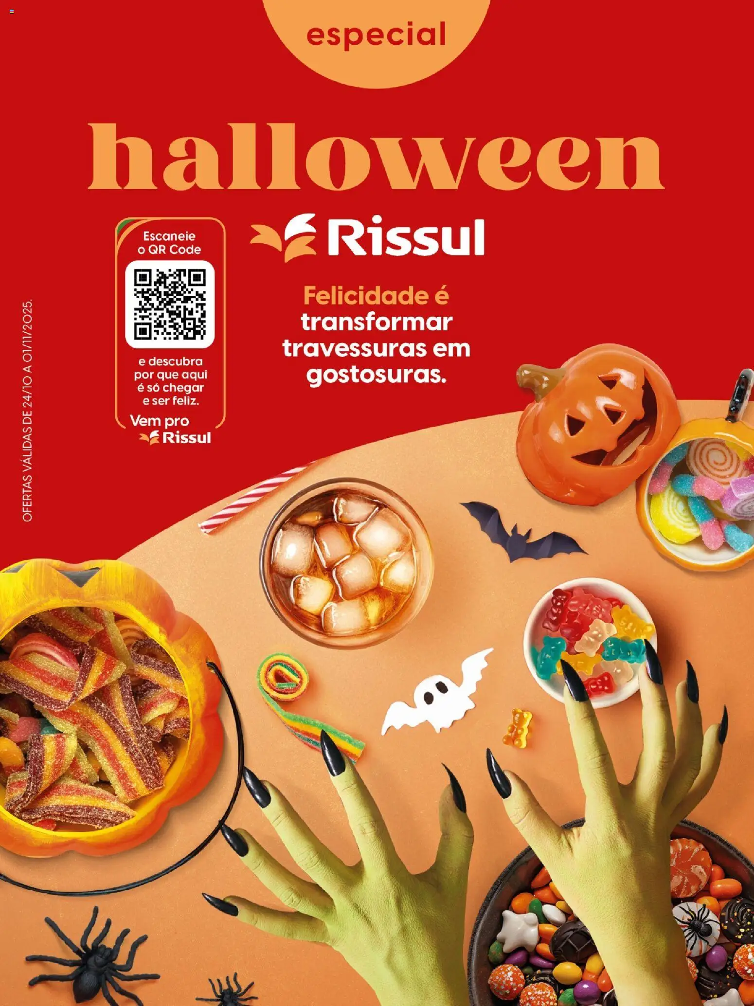 Rissul folheto "Ofertas Especial Halloween" válido a partir de 24/10/2025 - número de página 1