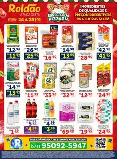 Pré-Visualização do folheto "Ofertas Especial Comerciante Pizzaria" da loja Roldão válido a partir de 24/11/2025