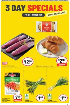 Preview of catalogue 3 Day Specials SA from shop IGA valid 24/10/2025