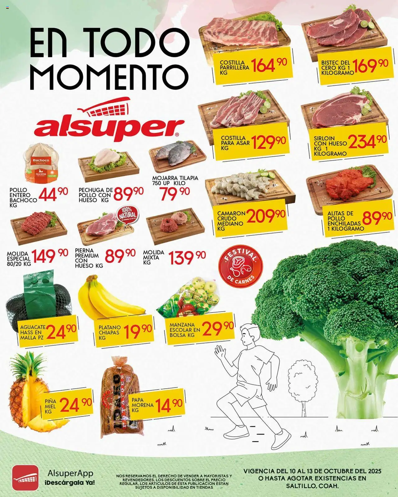 Folleto Saltillo Alsuper y sus promociones válidas desde el 10/10/2025 - Número de página 1