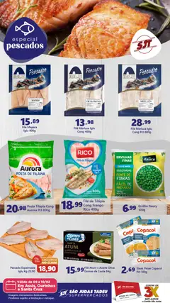 Pré-Visualização do folheto "Ofertas Especial Pescados" da loja São Judas Tadeu válido a partir de 09/02/2026