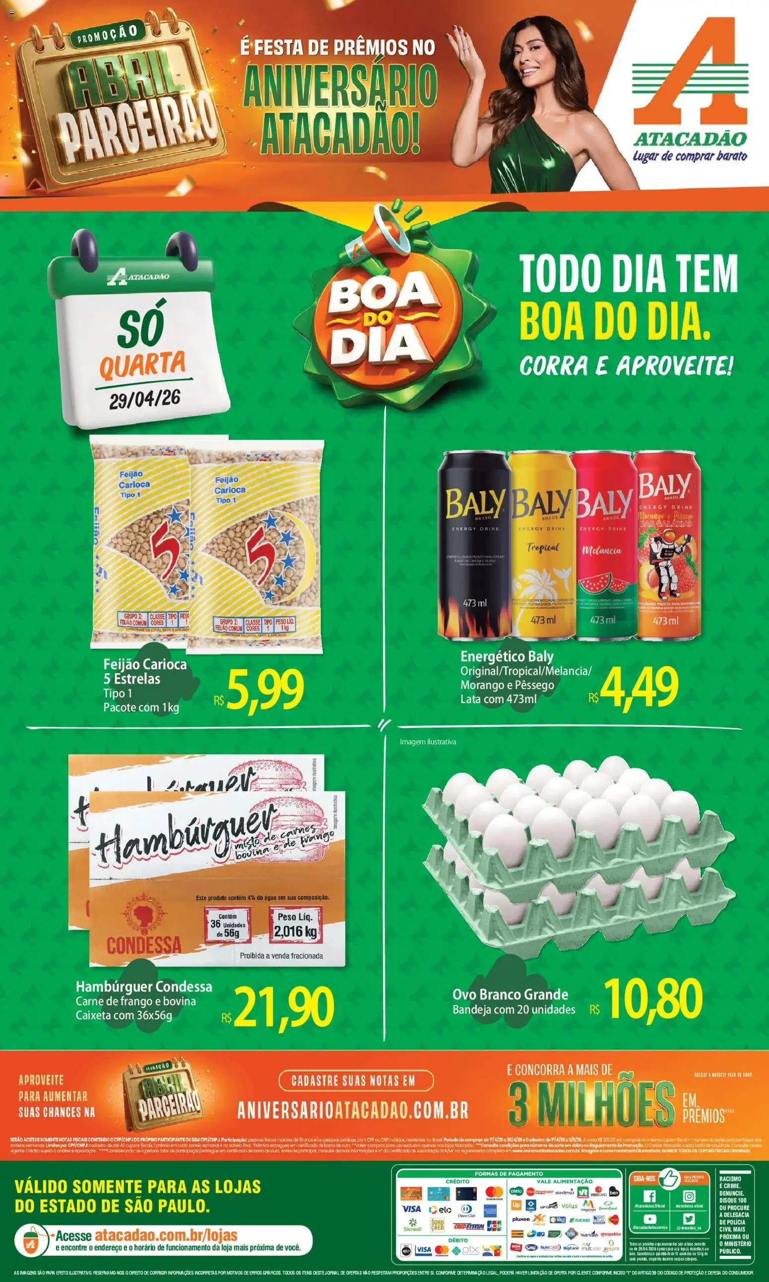 Pré-Visualização do folheto "Atacadão ofertas - SP" da loja Atacadão válido a partir de 29/04/2026