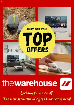 Preview of catalogue Catalogue from shop The Warehouse valid 10 Sept 2025