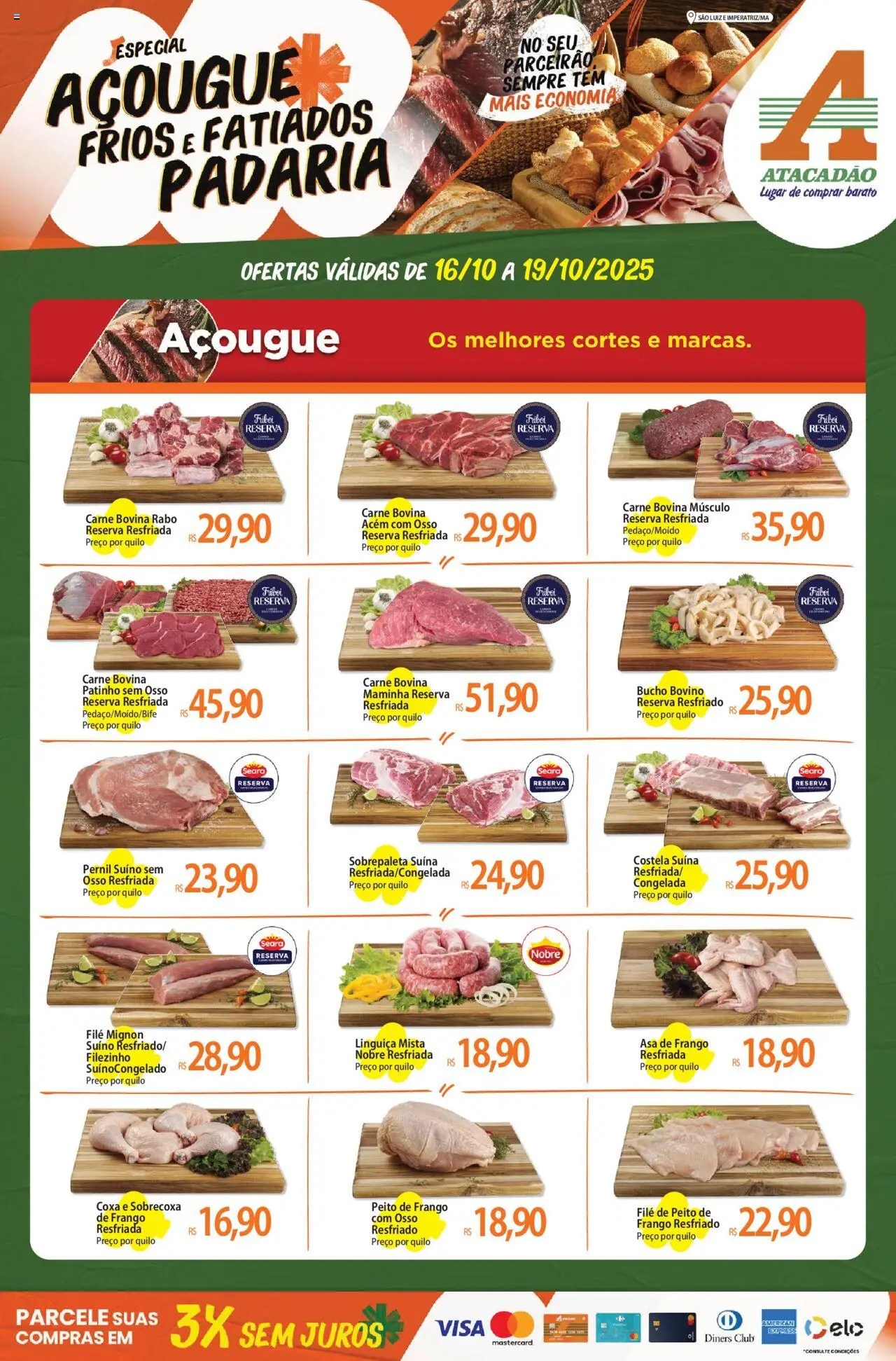 Atacadão folheto "Ofertas - MA" válido a partir de 16/10/2025 - número de página 1
