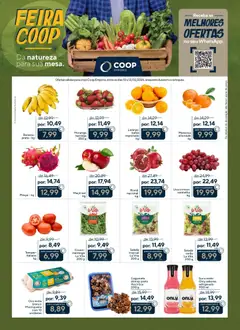 Pré-Visualização do folheto "Ofertas Feira e Açougue Empório" da loja Coop válido a partir de 10/02/2026