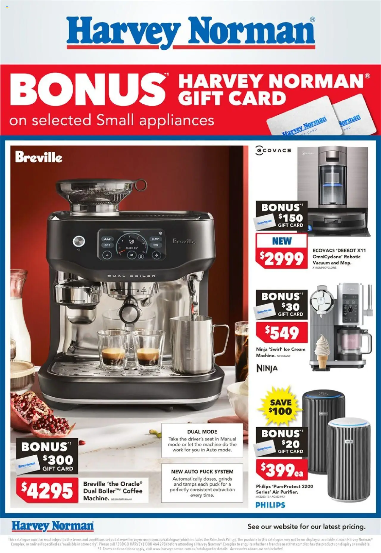 Harvey Norman catalogue valid from 18/10/2025 - page 1 - Coffee, Cream, Ice cream, Accessories, Ice
