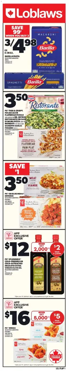 Un aperçu du dépliant Weekly Flyer - ON du magasin Loblaws est valide à partir 7 août 2025