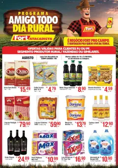 Pré-Visualização do folheto "Ofertas Rural" da loja Fort Atacadista válido a partir de 18/08/2025