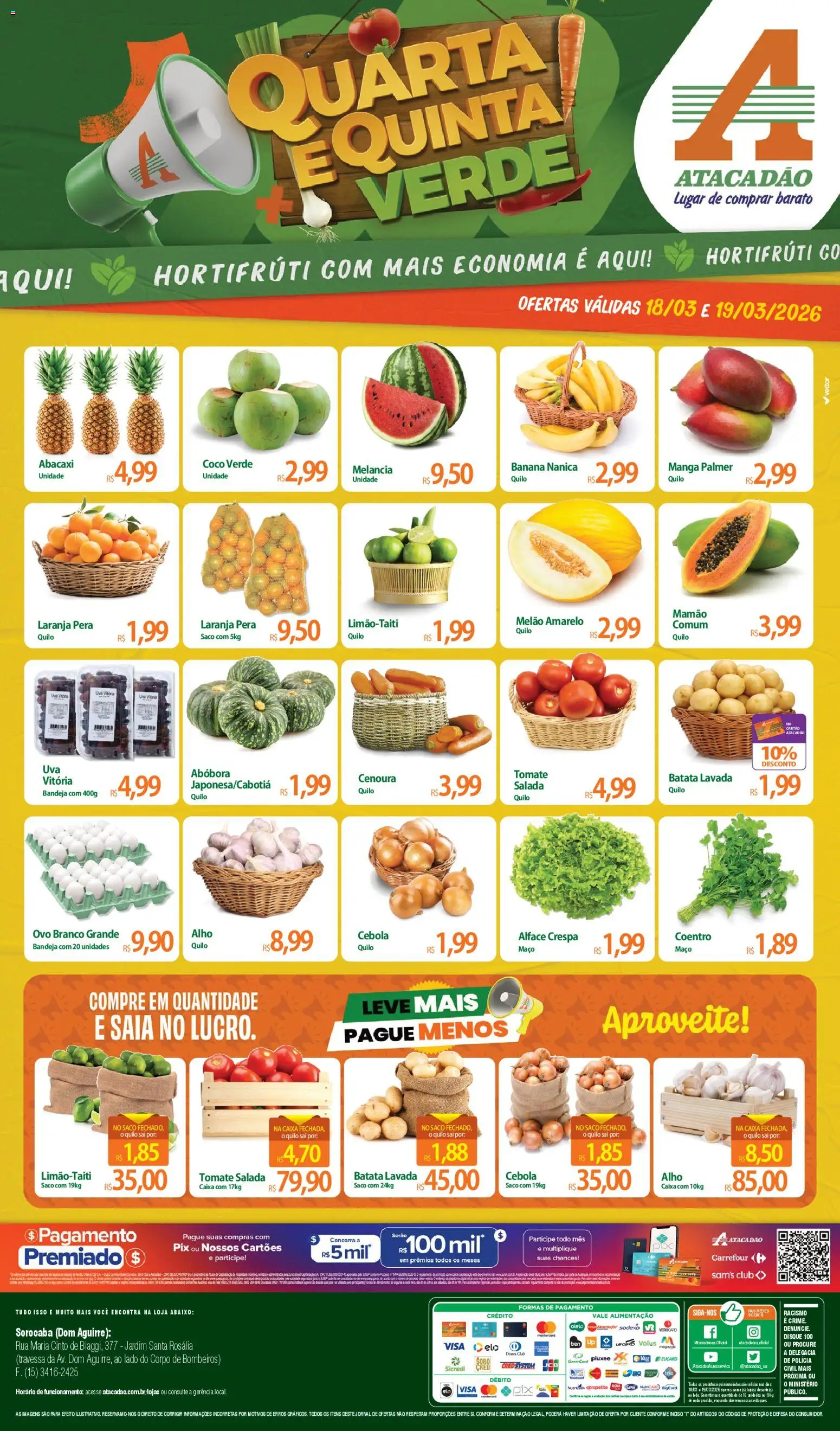Pré-Visualização do folheto "Atacadão ofertas - SP" da loja Atacadão válido a partir de 18/03/2026