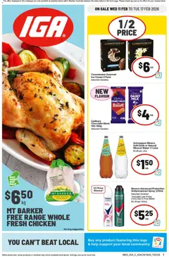 Preview of catalogue Catalogue NT/WA from shop IGA valid 11/02/2026