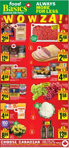 Un aperçu du dépliant Ajax du magasin Food Basics est valide à partir 11 sept. 2025